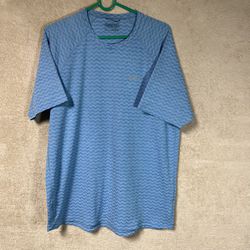 Patagonia Base Layer T Shirt Mens Large Blue