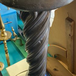 Silver Pillar Stand 28” Tall