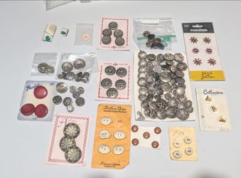 Rare Vintage Buttons 1930s-1970s