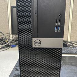 ***Dell desktop computer fast with AMD Radeon video card and brand new Planar 24 inch monitor***