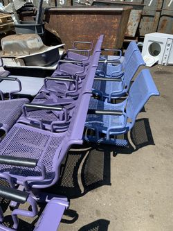 Commercial/residential Outdoor Metal Bench 