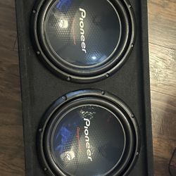 Dual 12” Pioneer Champion Series Subwoofer in 2.5 cubic ft box