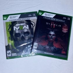 Call Of Duty/ Diablo 4 Xbox Game Bundle 