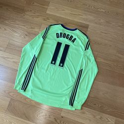 Adidas Chelsea DIDIER DROGBA🇨🇮 2010/11 third jersey (Size Large) 