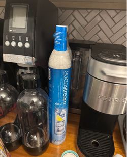 soda stream and coffee maker