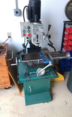 Grizzly go795 heavy-duty benchtop mill drill