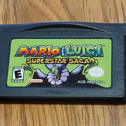 Mario And Luigi Superstar Saga Authentic Official Gba Game Boy