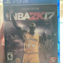PS4 NBA 2k17 Kobe Bryant Legend Edition 