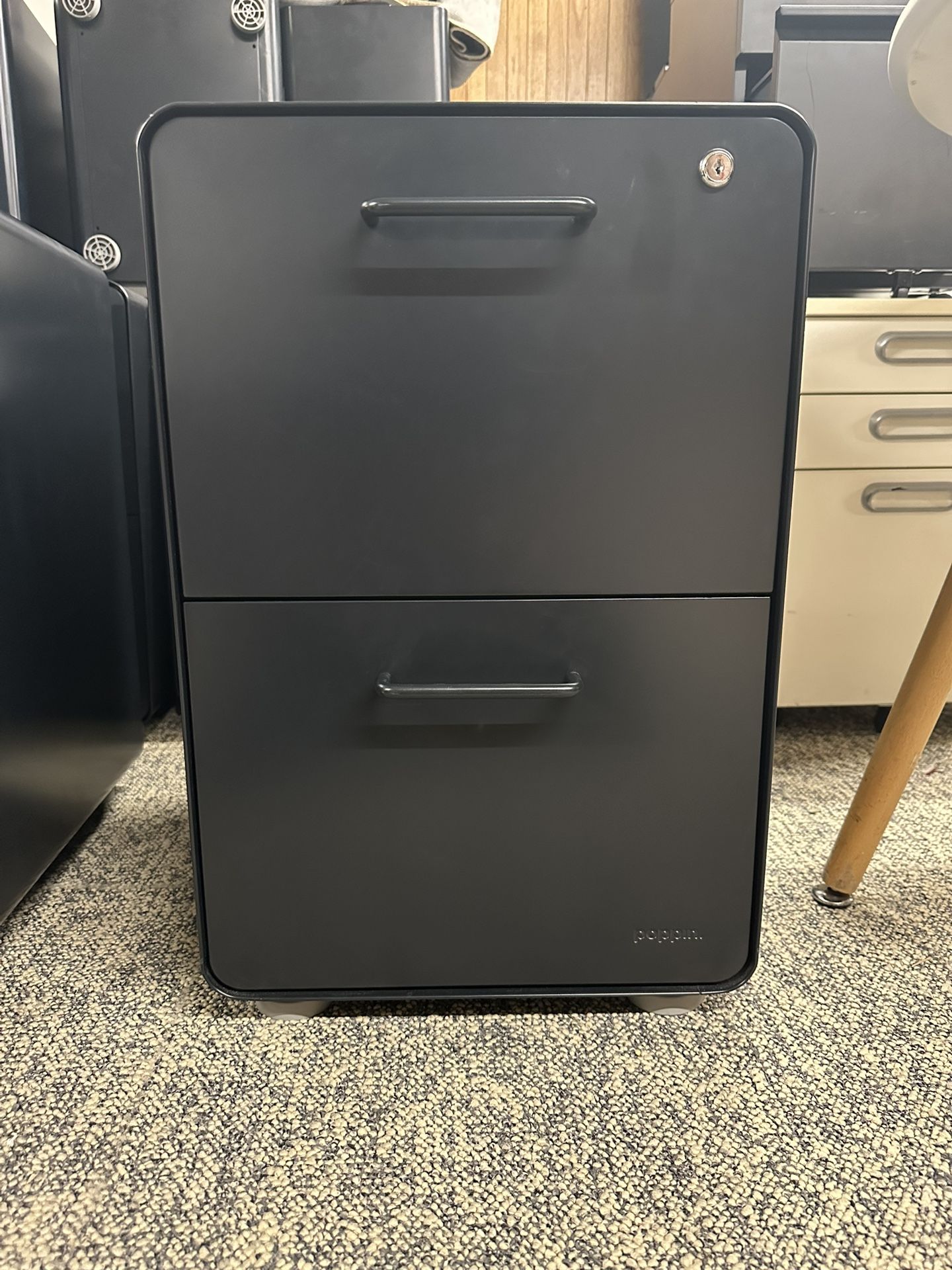 Poppin Stow 2-Drawer File Cabinet