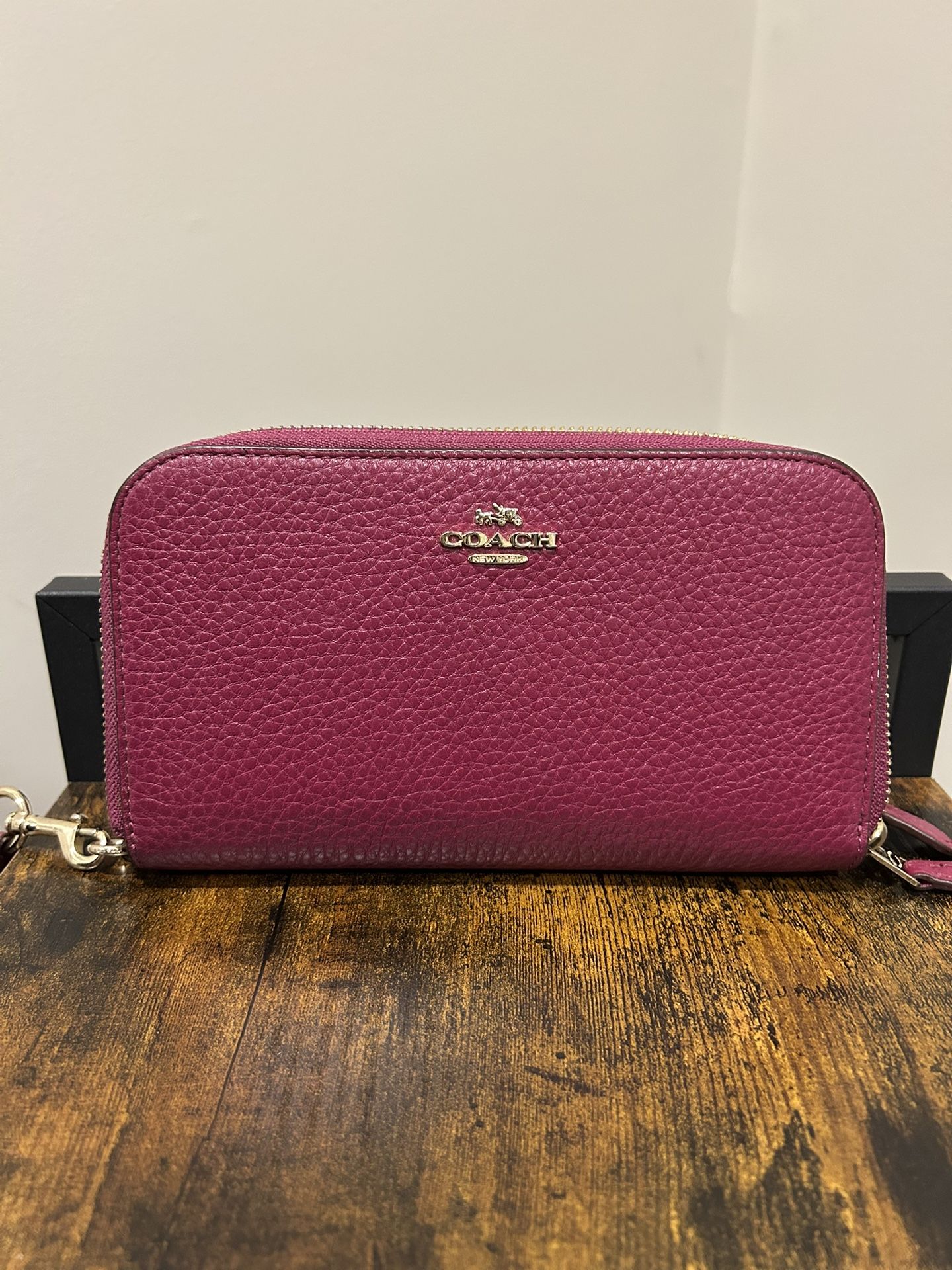 Coach Accordion Zip Wallet