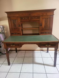 Walnut 1880 Plantation desk.