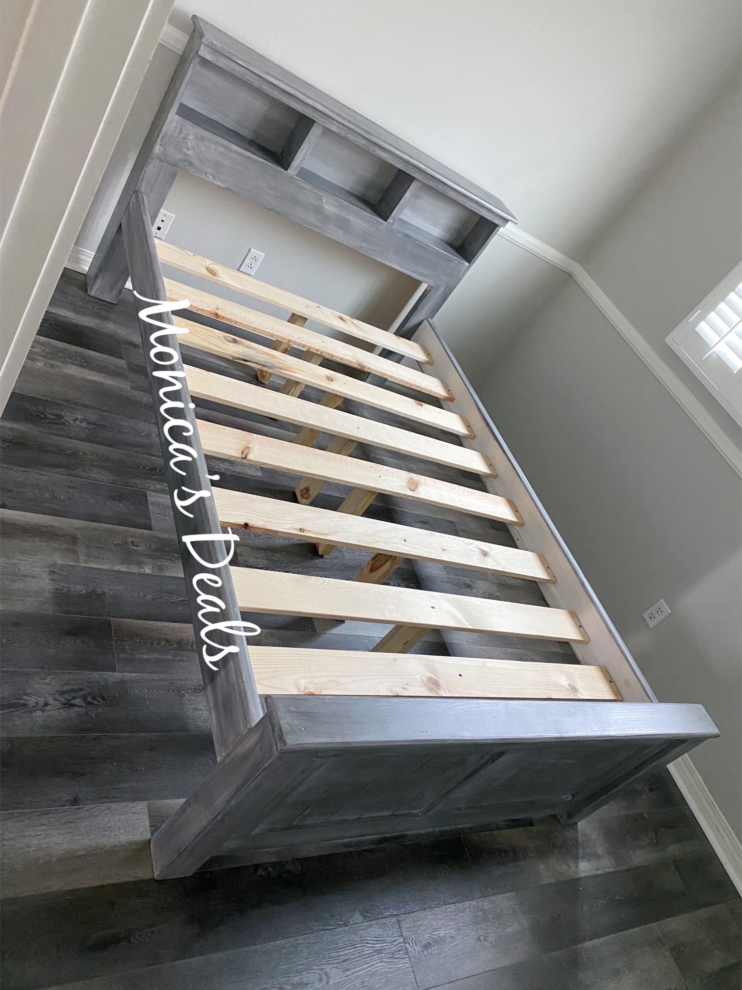Full Solid Wood Bed Frame $300