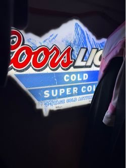 Coors Light 💡 Sign