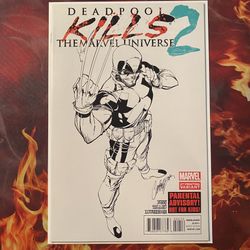 2012 Deadpool Kills Marvel Universe #2 (Campbell Sketch Variant)