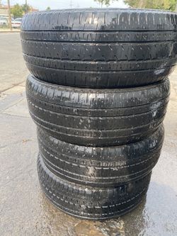 20” 4 used tires 275/55R20 Bridgestone Dueler