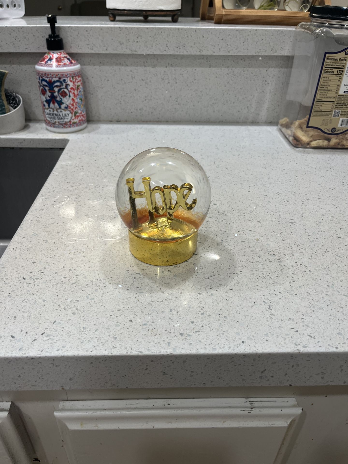 “Hope” Snow Globe