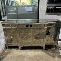 72” Mirrored Credenza 