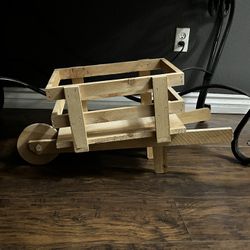 Wood Wheelbarrow 