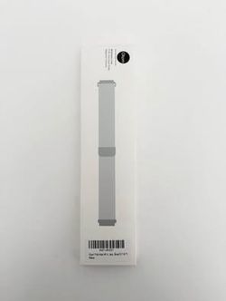 Wrist Band for Fitbit Alta/Alta HR with Magnetic Clasp | Silver Metallic Mesh | Size SMALL
