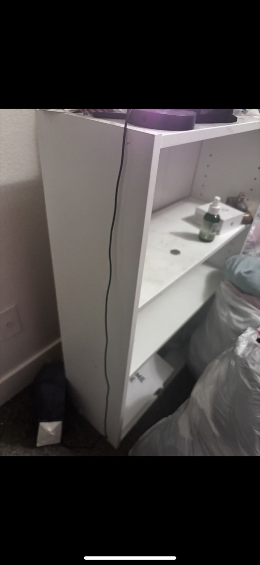 3ft Adjustable White Shelf