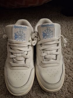 Women’s 8 Reebok Classic Club Memt FZ3878 Cream White Casual Shoes Sneakers