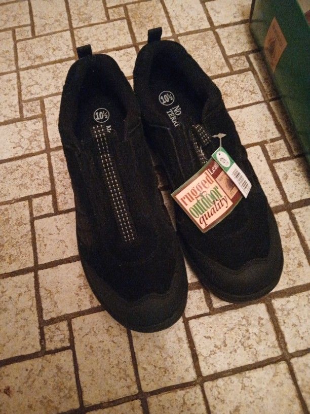 Men's Northwest Territory Black Slip On Shoes/ Size 10.5 New With Tags