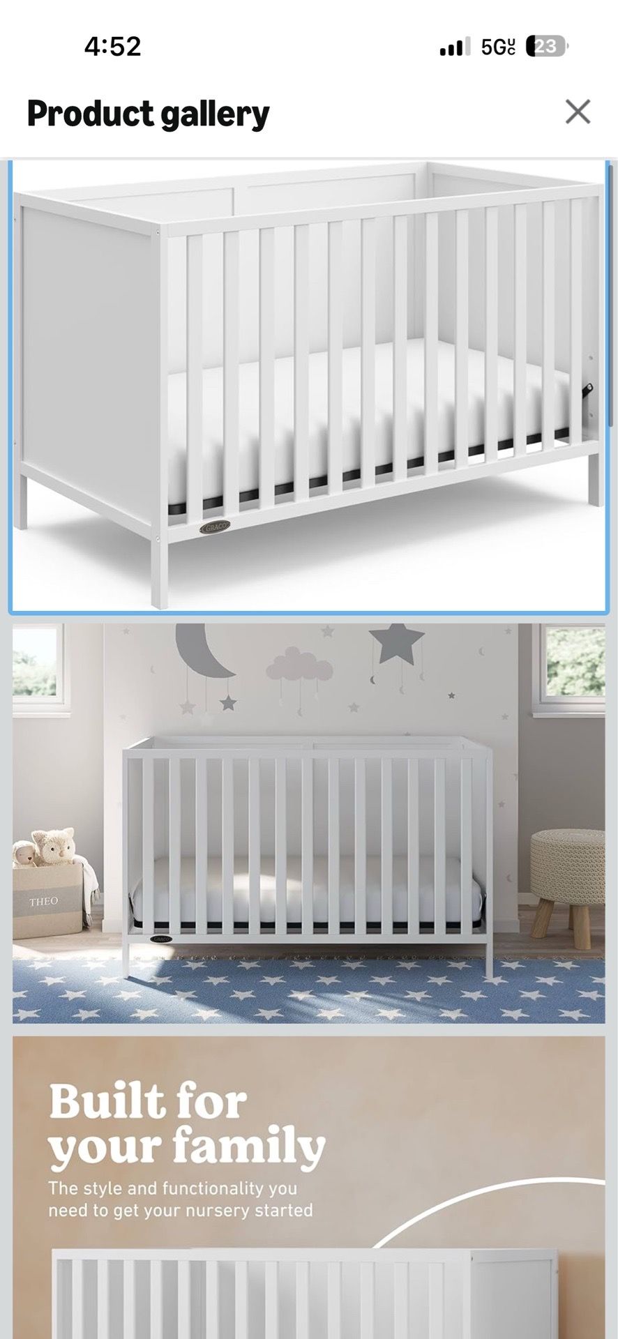 Free Graco Crib With Mattress