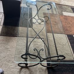 Coffee Table With 3/4 Inch Thick Glass 48x25