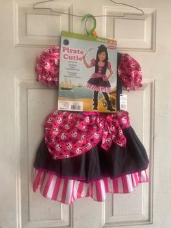 Kids pirate Halloween costume size 3T- 4T