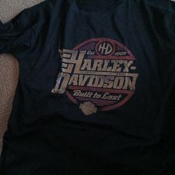 2- Harley-davidson..t-shirts