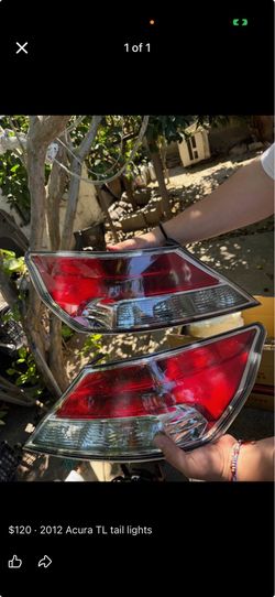 Acura tl tail light