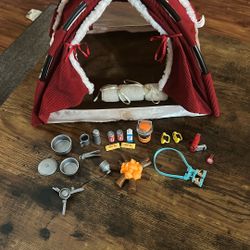 BRATZ CAMPFIRE TENT PLAYSET