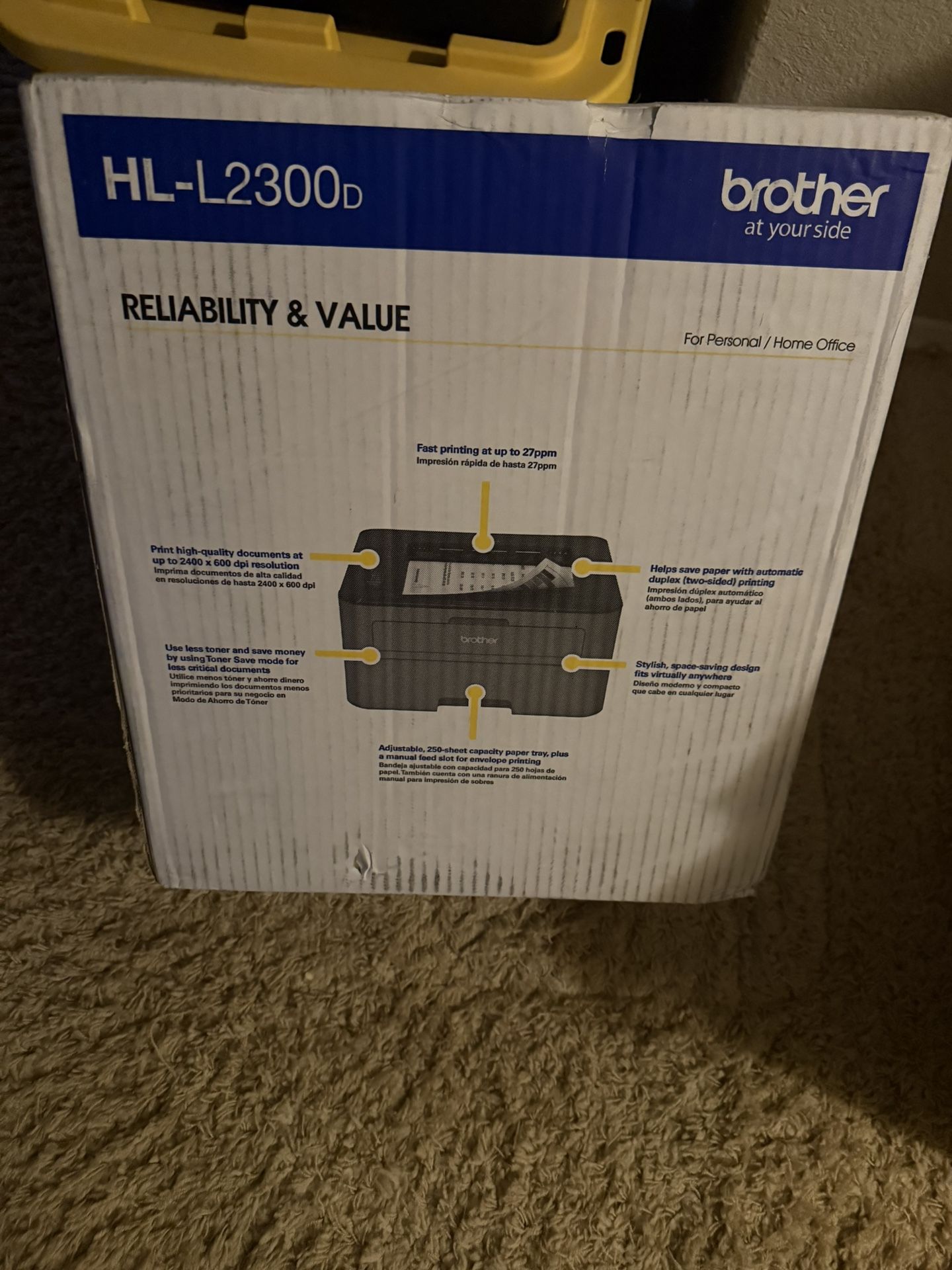 Brother HL L2300d Compact Printer Excellent For Notaries
