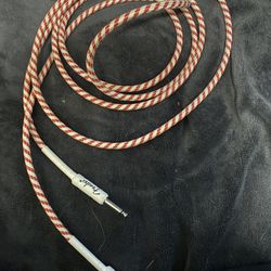 Fender Guitar Amp Cord (candy Cane) (6 Ft)