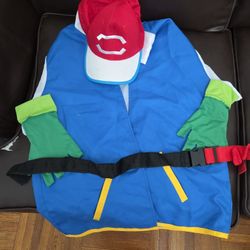 Pokemon Ash Kechem Pokemon Costume Cosplay 