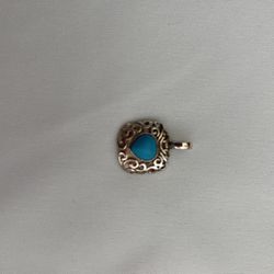 Sterling Silver 925 Turquoise Pendant