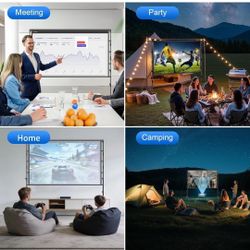 100 Inch Portable Projector Screen With Stand