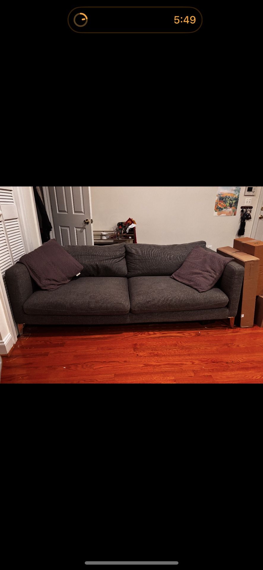 FREE couch must Pick Up Logan Circle