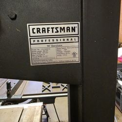 Craftsman Professional 14" Bandsaw