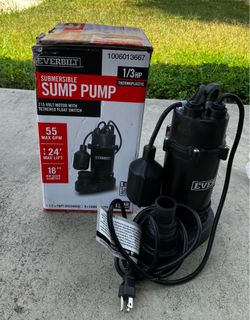 Water Pump 1/3 HP