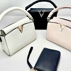Bag With Wallet And Long Strip