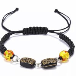 Beaded Leather Bracelet 