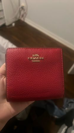 Coach red wallet