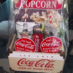 Coca Cola Popcorn Basket 