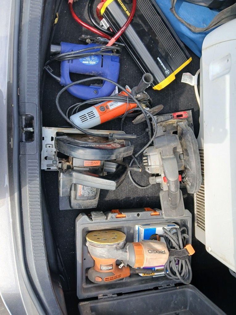 Got A Couple Circular Saws Couple Other Things Not Needed Anymore
