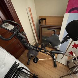 Exercise Bike With Resistance Arm Bands