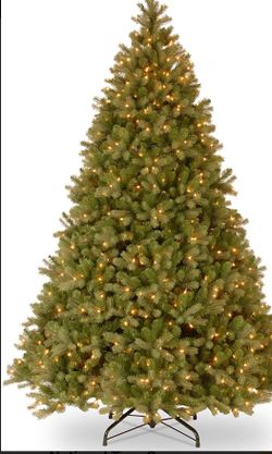10 Ft, Pre-Lit, Feel Real, Artifical Green Douglas Fir
