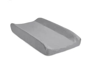 NEW DELTA BABY CHANGING PAD + COVER ( velvet soft gray ) Gender Neutral