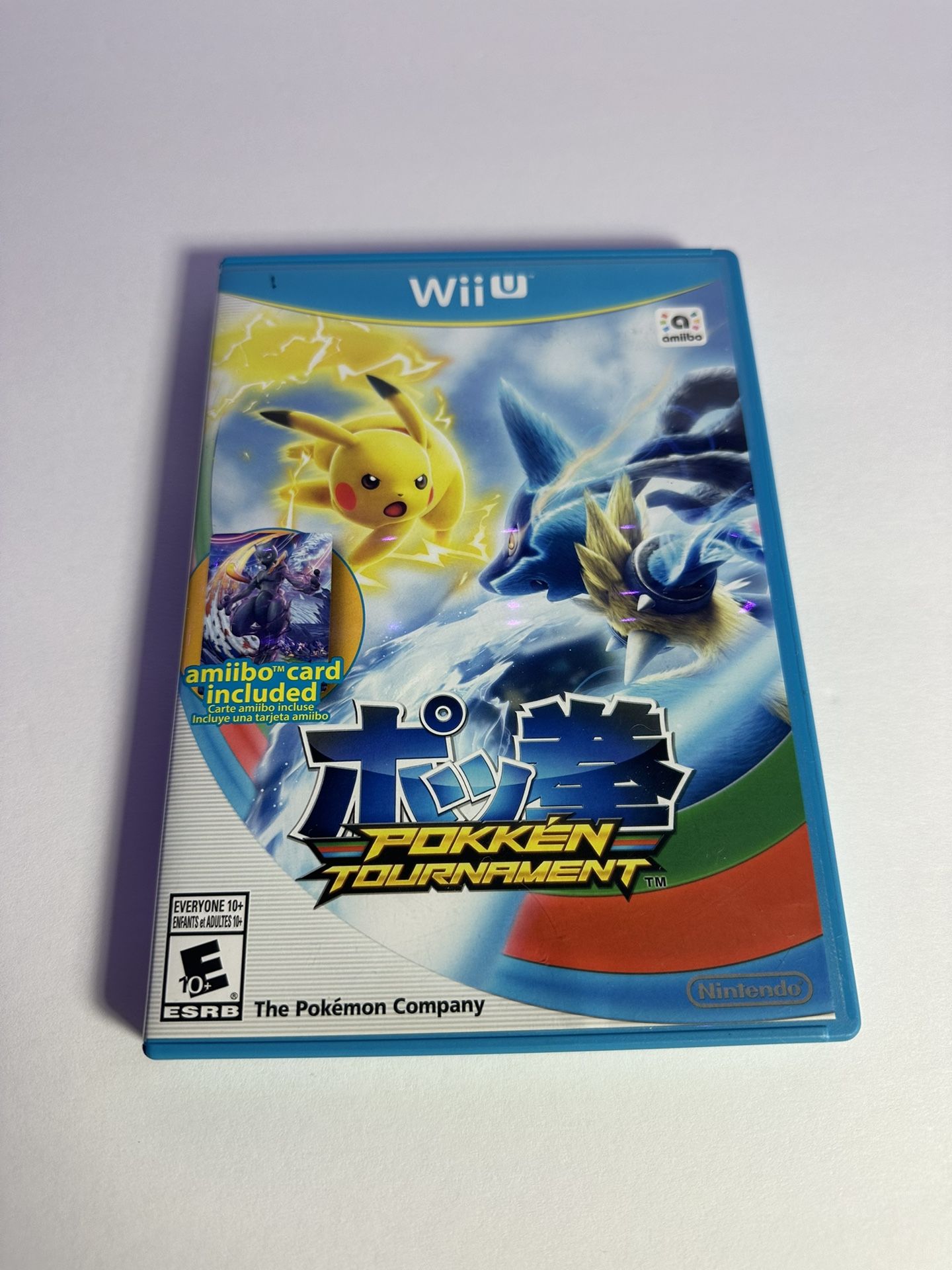 Pokken Tournament  (Nintendo Wii U, 2016) w/ Manual **TESTED 