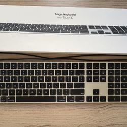 🎄 Apple Magic Keyboard w/ Touch ID + Numeric Keypad – New Open Box - Space Gray – $170 🎁